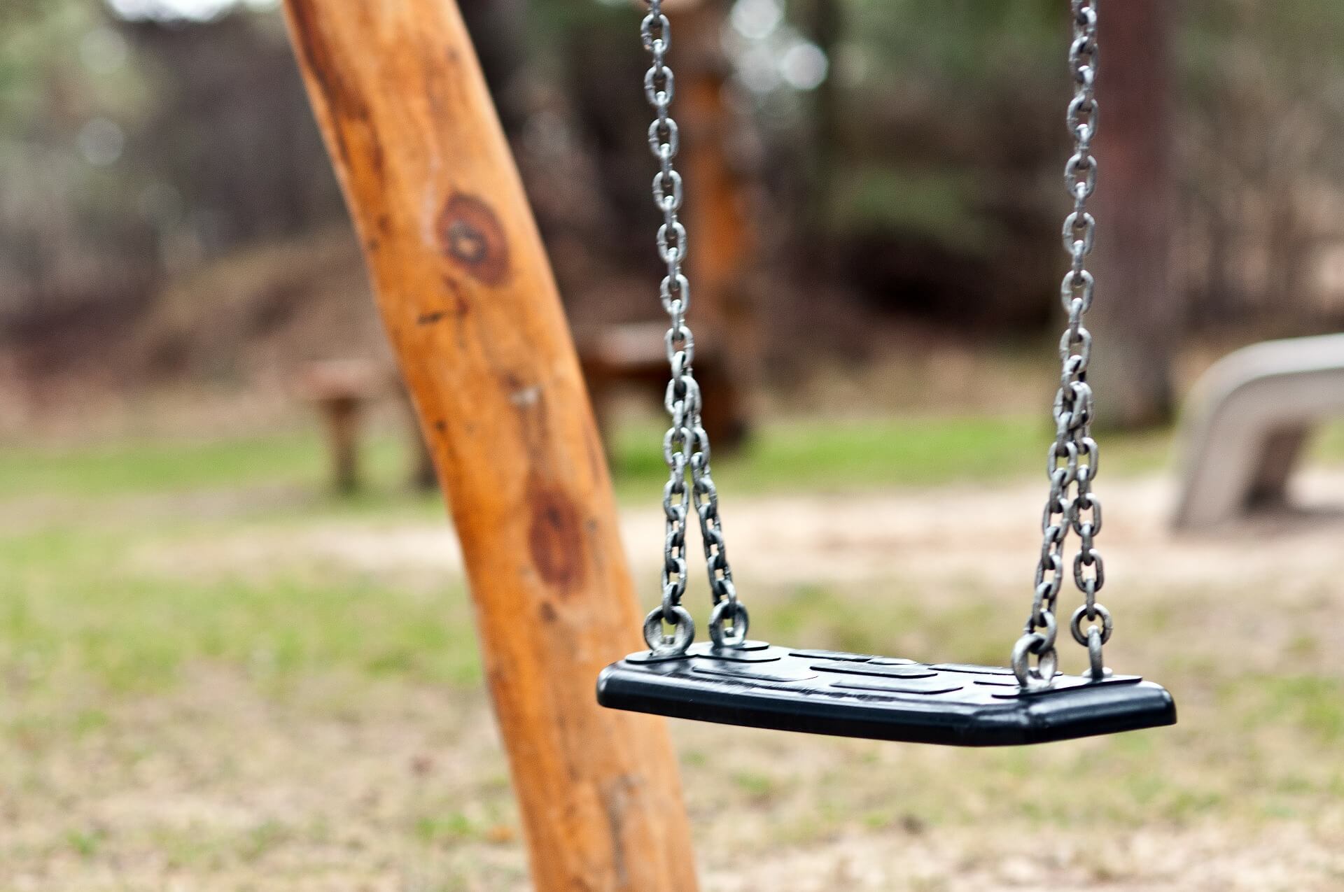 Bauarbeiten am Spielplatz